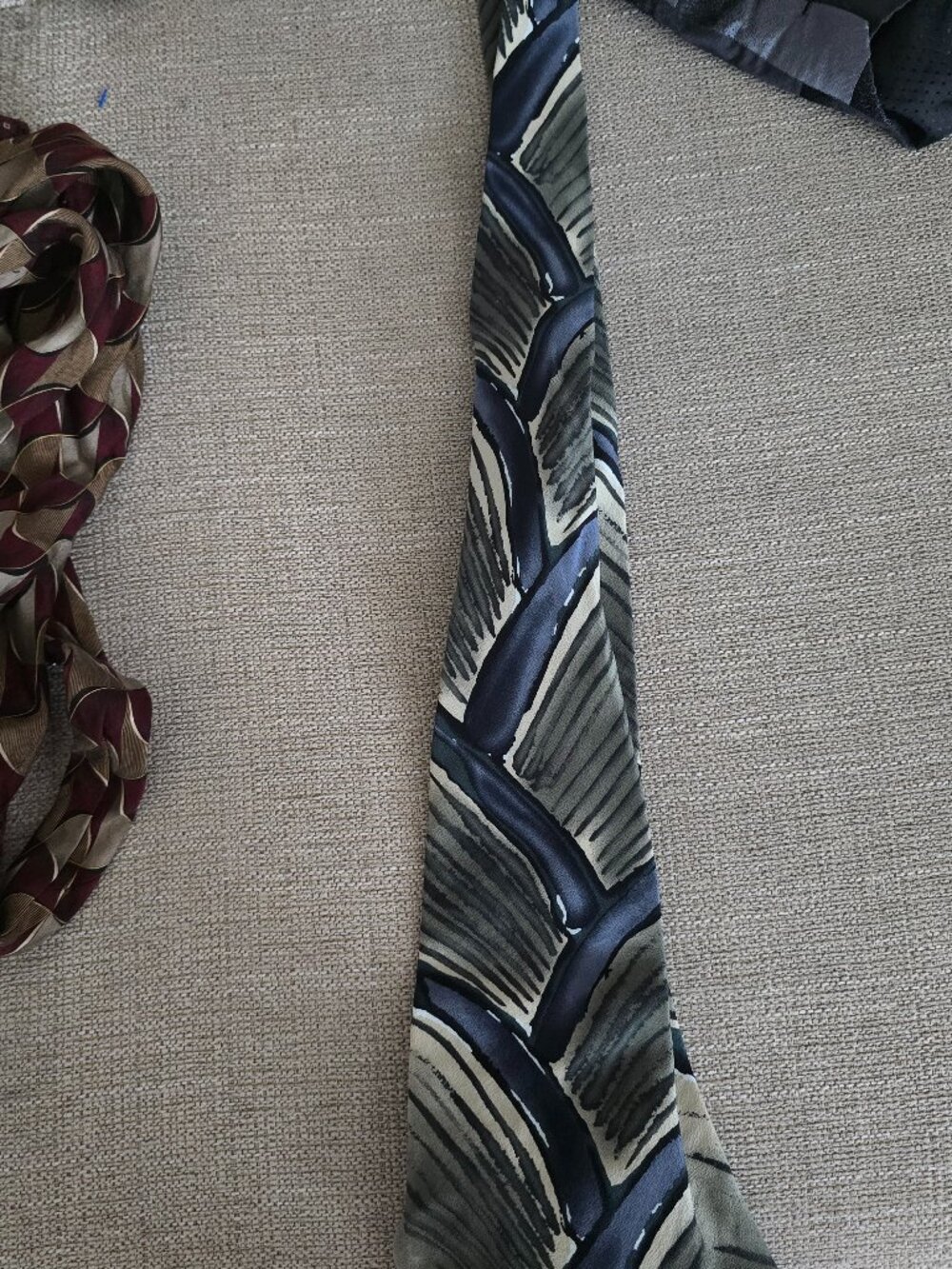 The Nature Conservancy Preservation Coll Rain Forest Blue Green Silk Men Necktie
